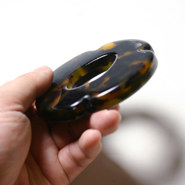 取寄品】○木刀用・べっ甲型ツバ(大刀・中刀・小刀) 加工所お