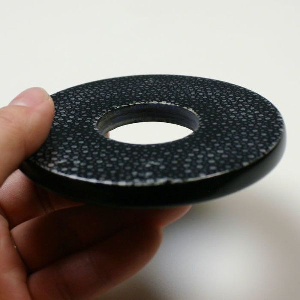 加工所取寄せ品】竹刀用・鍔(つば・ツバ)○サメ革鍔 【化粧箱