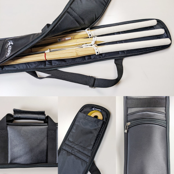 剣道防具(カバン付き)  竹刀　美品 KENPROオリジナル スポーティーでクールな剣道竹刀袋「SPORTY-N